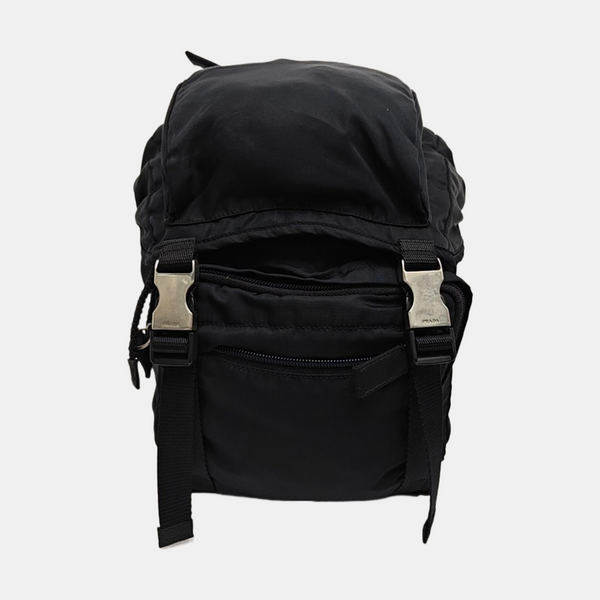 Nylon Backpack Black