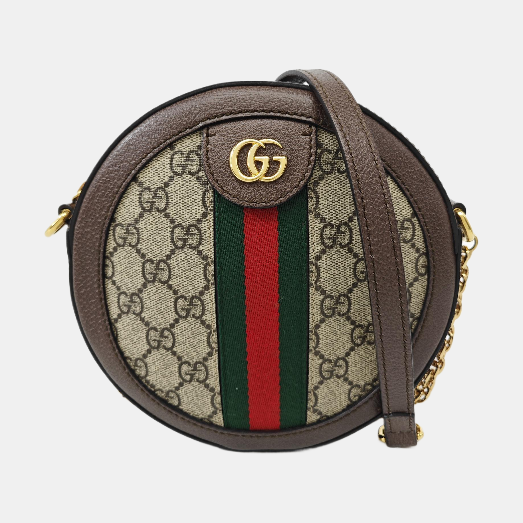 Ophidia Mini Monogram Coated Canvas Beige