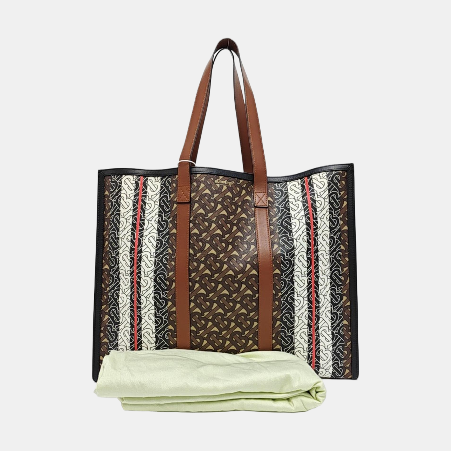 MONOGRAM Large Coated Canvas Brown