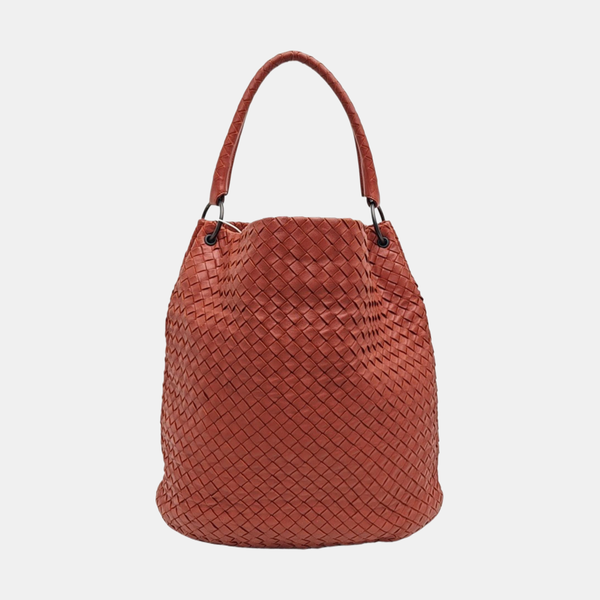 Calfskin Top Handle Bag Red