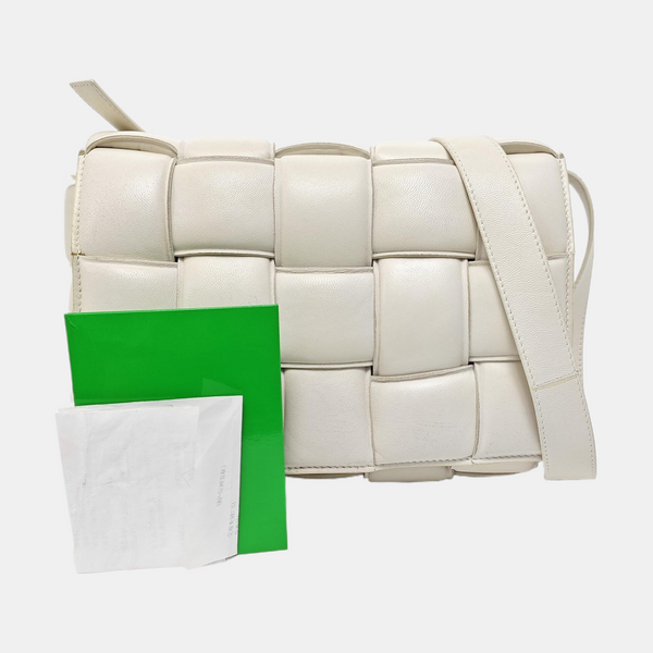 Cassette Medium Lambskin White