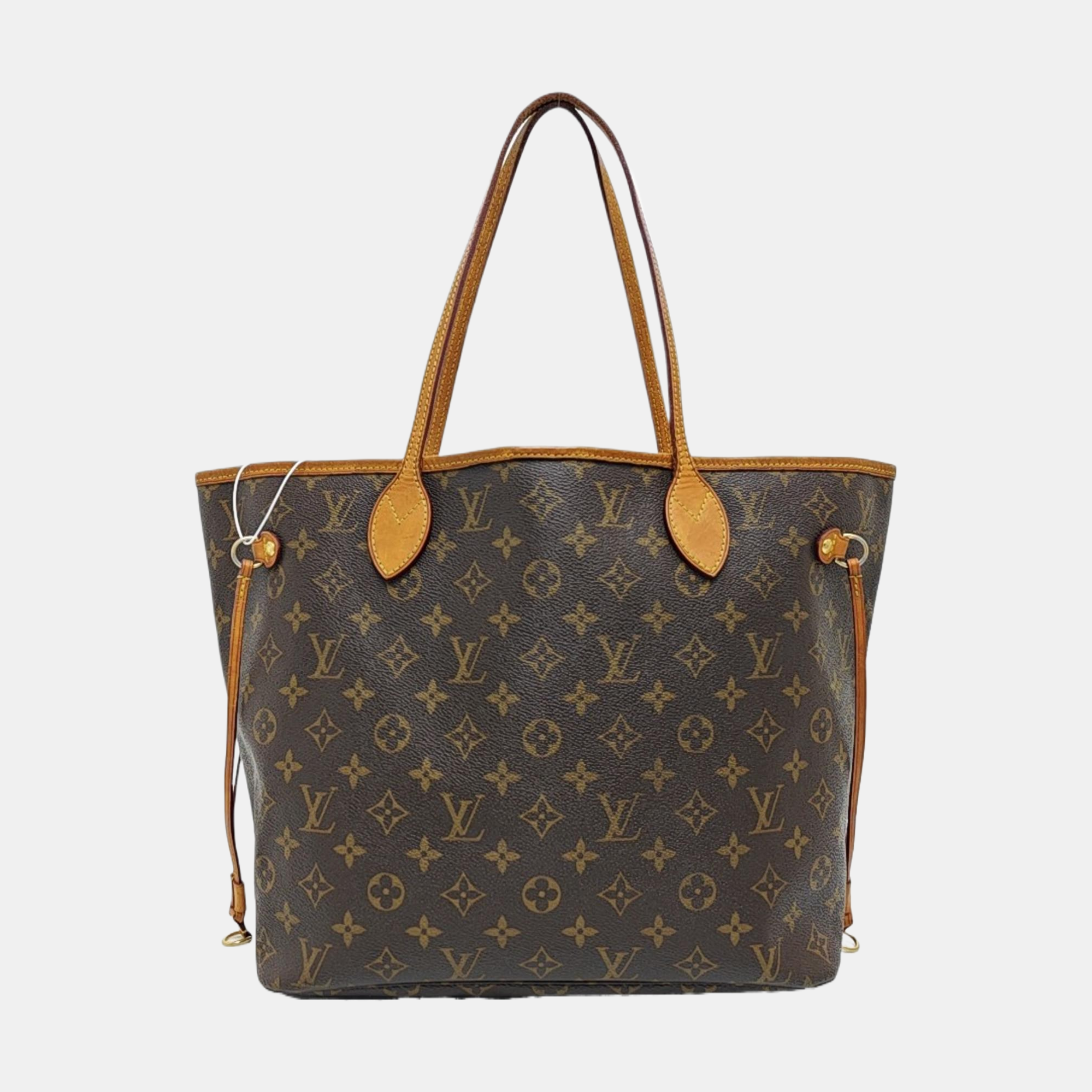 NEVERFULL MM Monogram Coated Canvas Brown