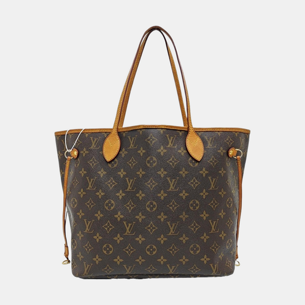 NEVERFULL MM Monogram Coated Canvas Brown