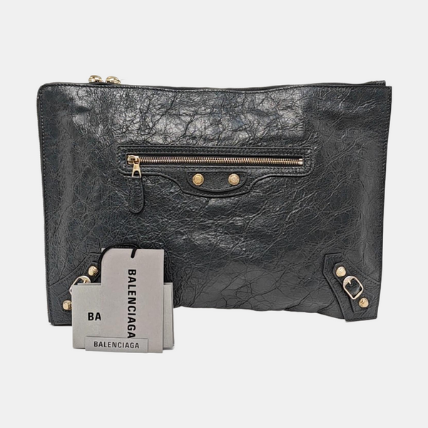 Classic City Small Lambskin Gray