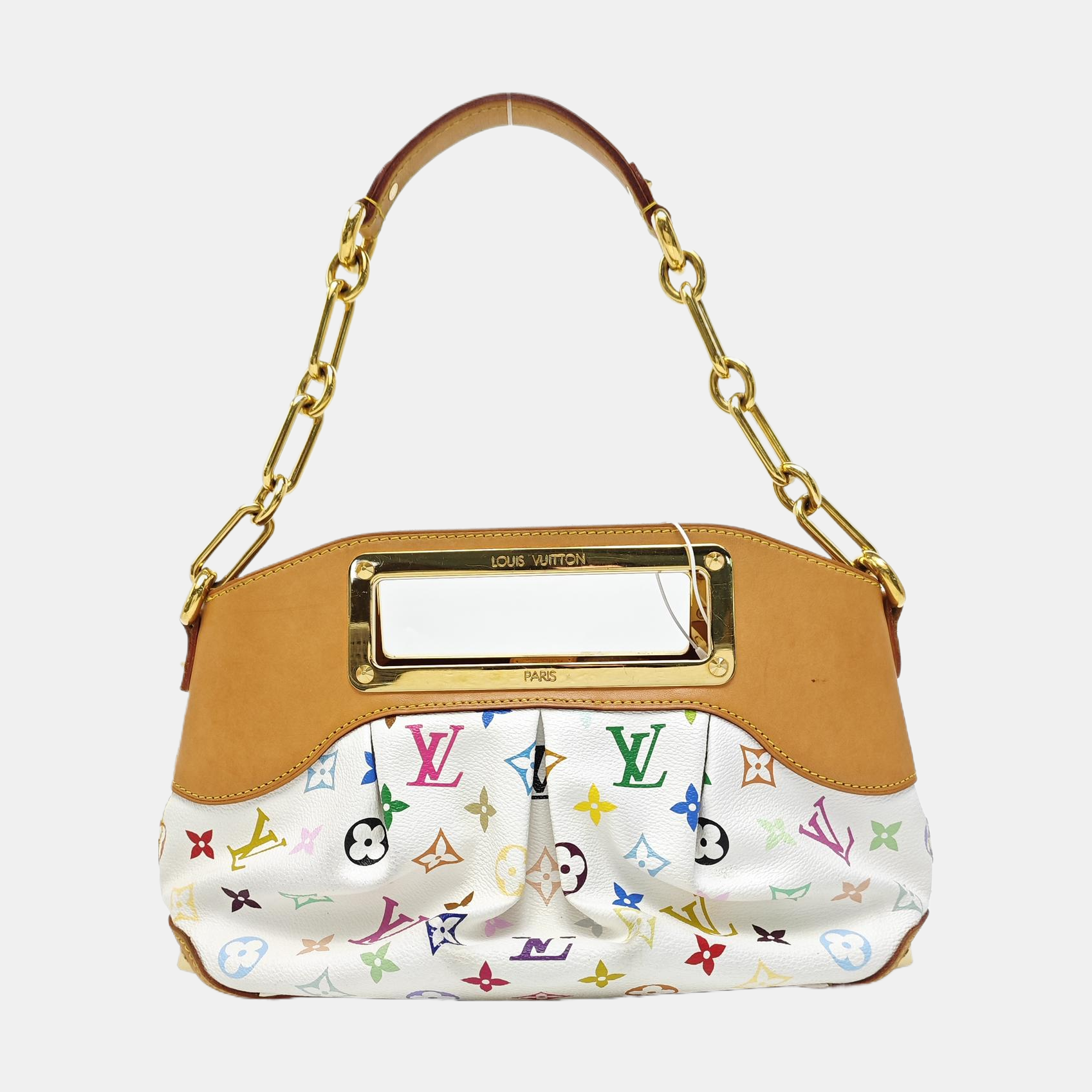 LV × TM JUDY PM Monogram Coated Canvas White