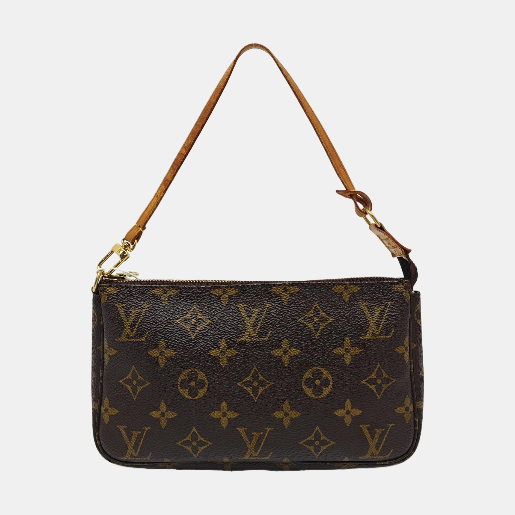 ACCESSOIRES Monogram Coated Canvas Brown