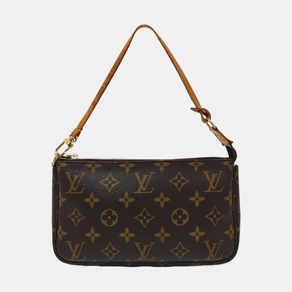 ACCESSOIRES Monogram Coated Canvas Brown