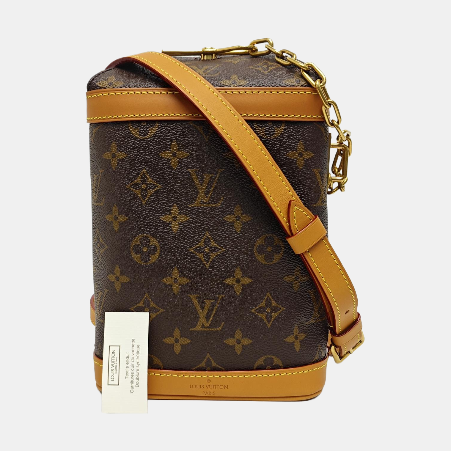 MILK BOX Monogram Coated Canvas Brown