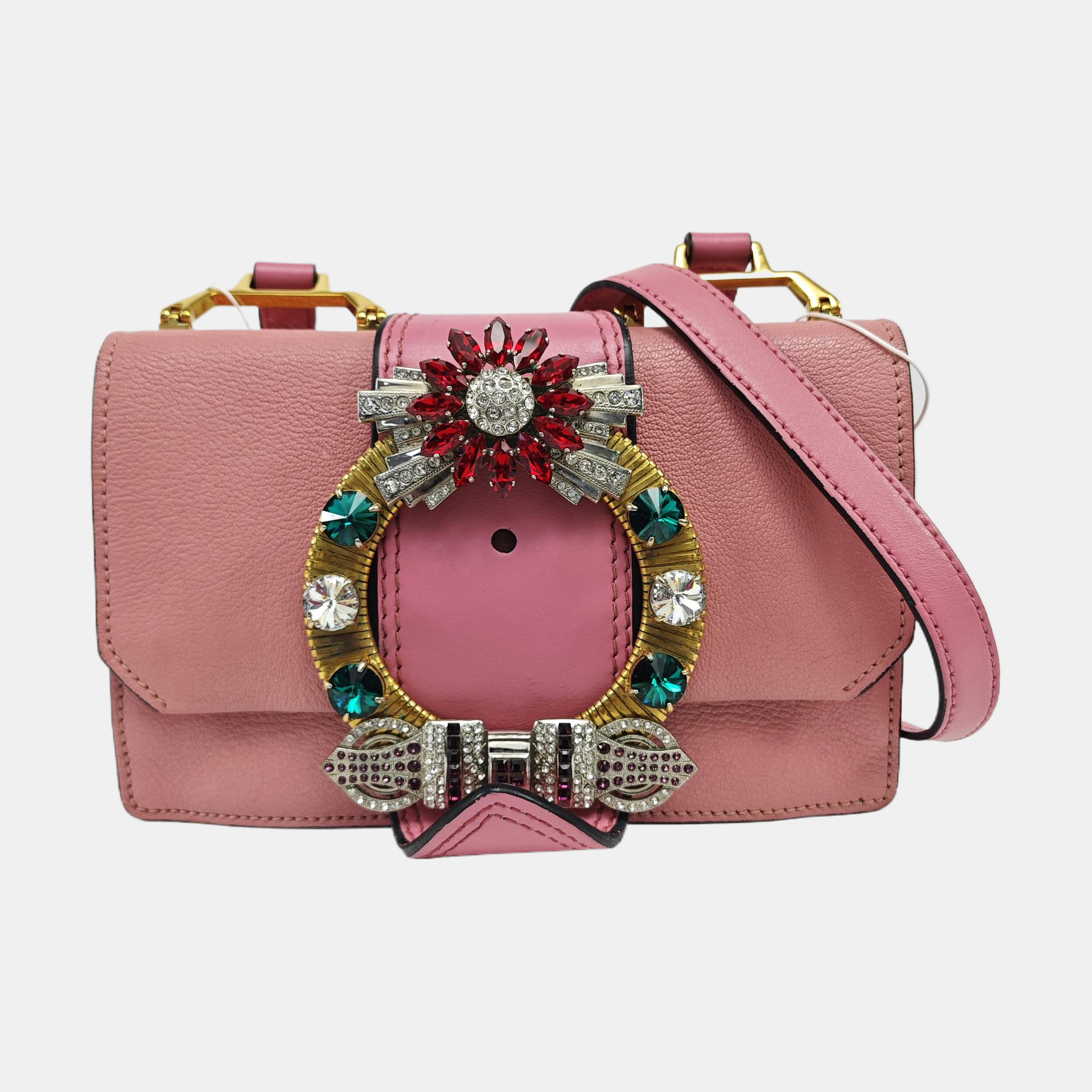 Miu Lady Calfskin Pink