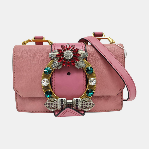Miu Lady Calfskin Pink