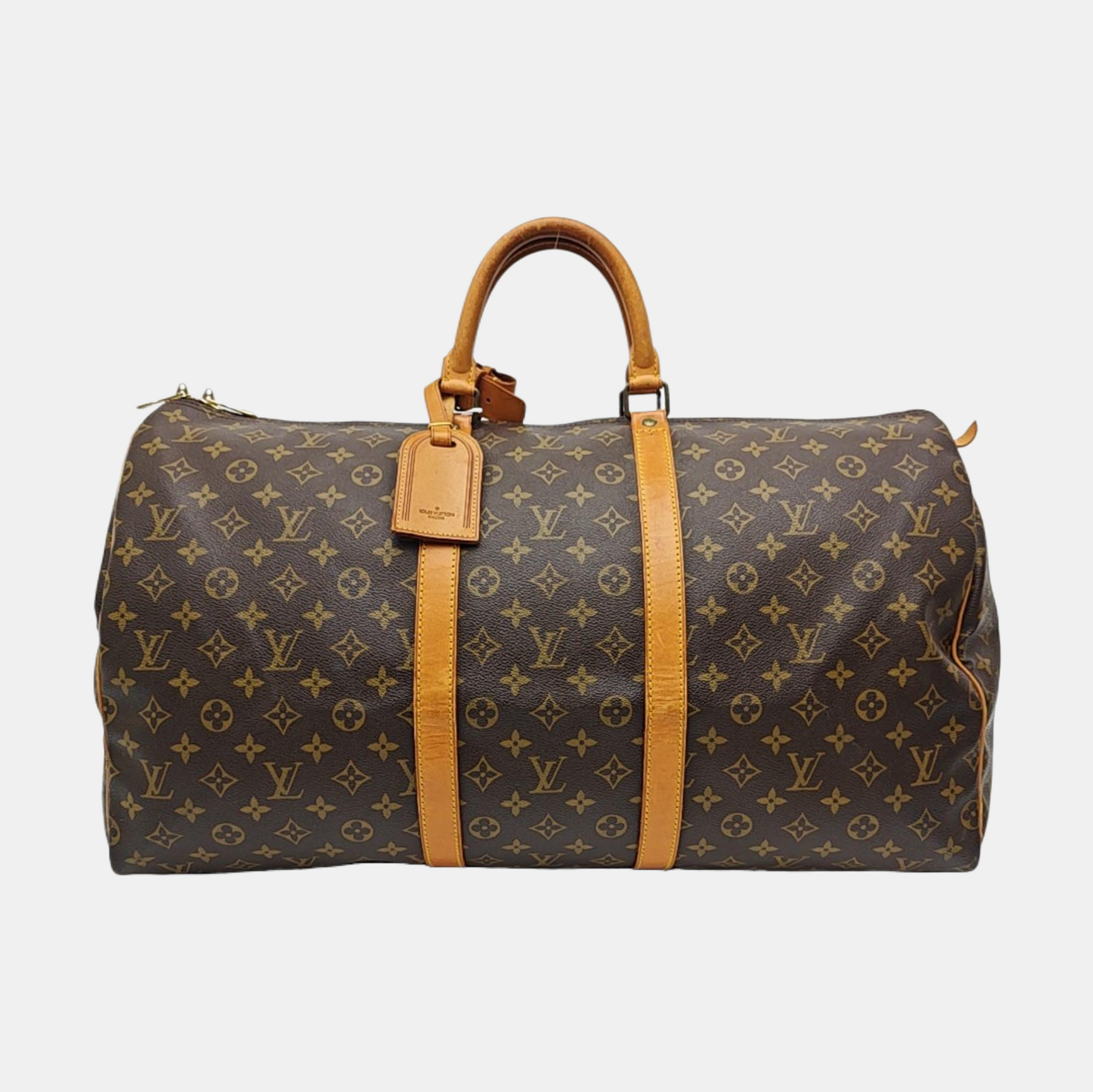SAC SOUPLE 55 Monogram Coated Canvas Brown