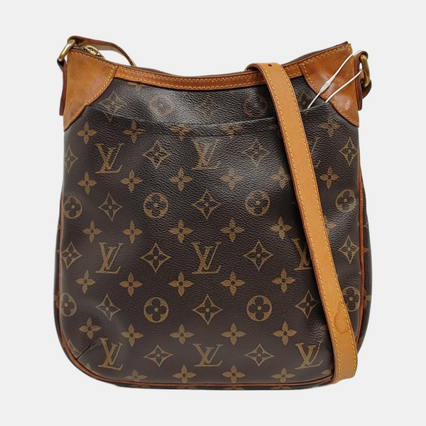 ODEON Monogram Coated Canvas Brown