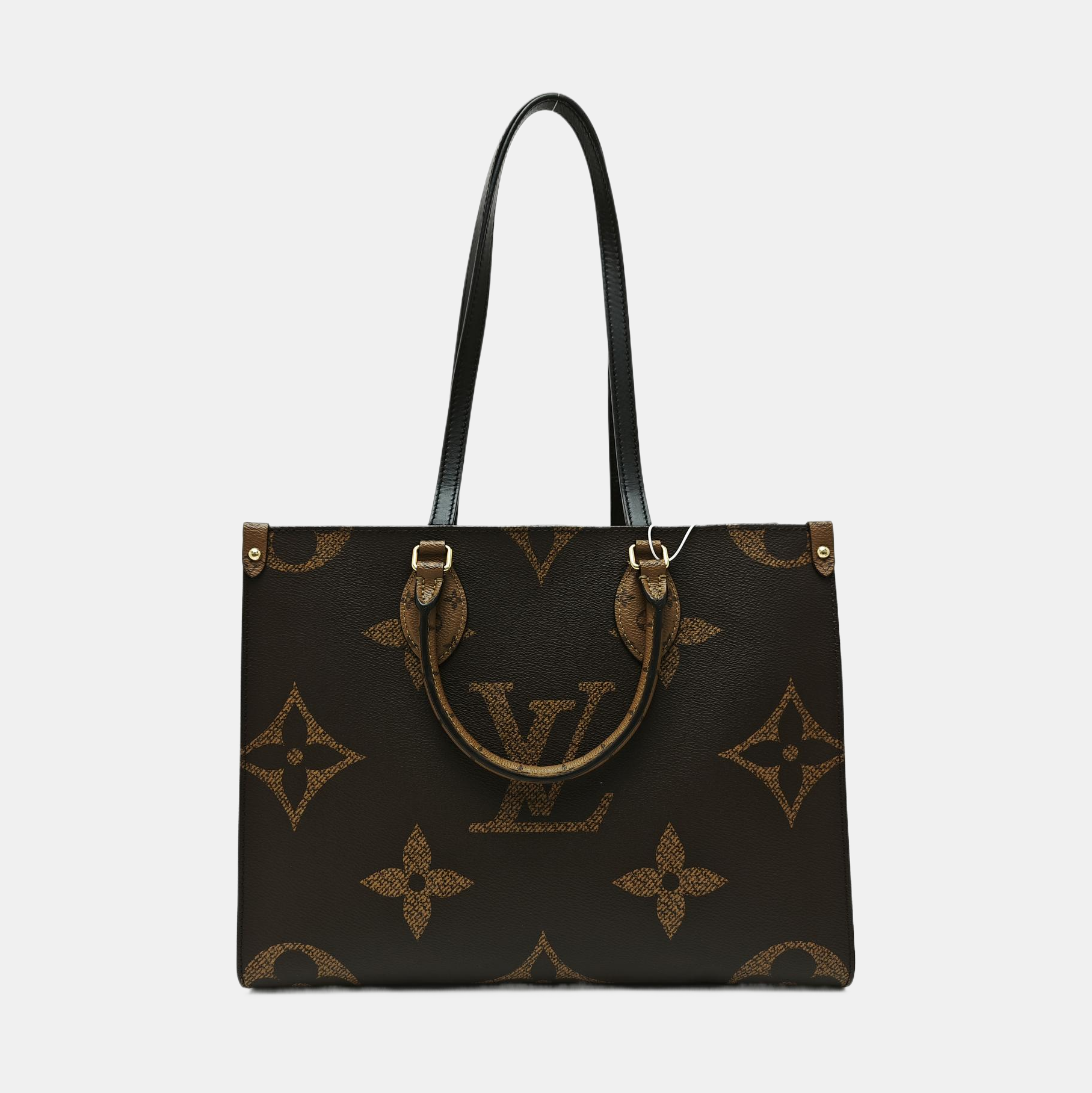 ONTHEGO MM Monogram Coated Canvas Brown