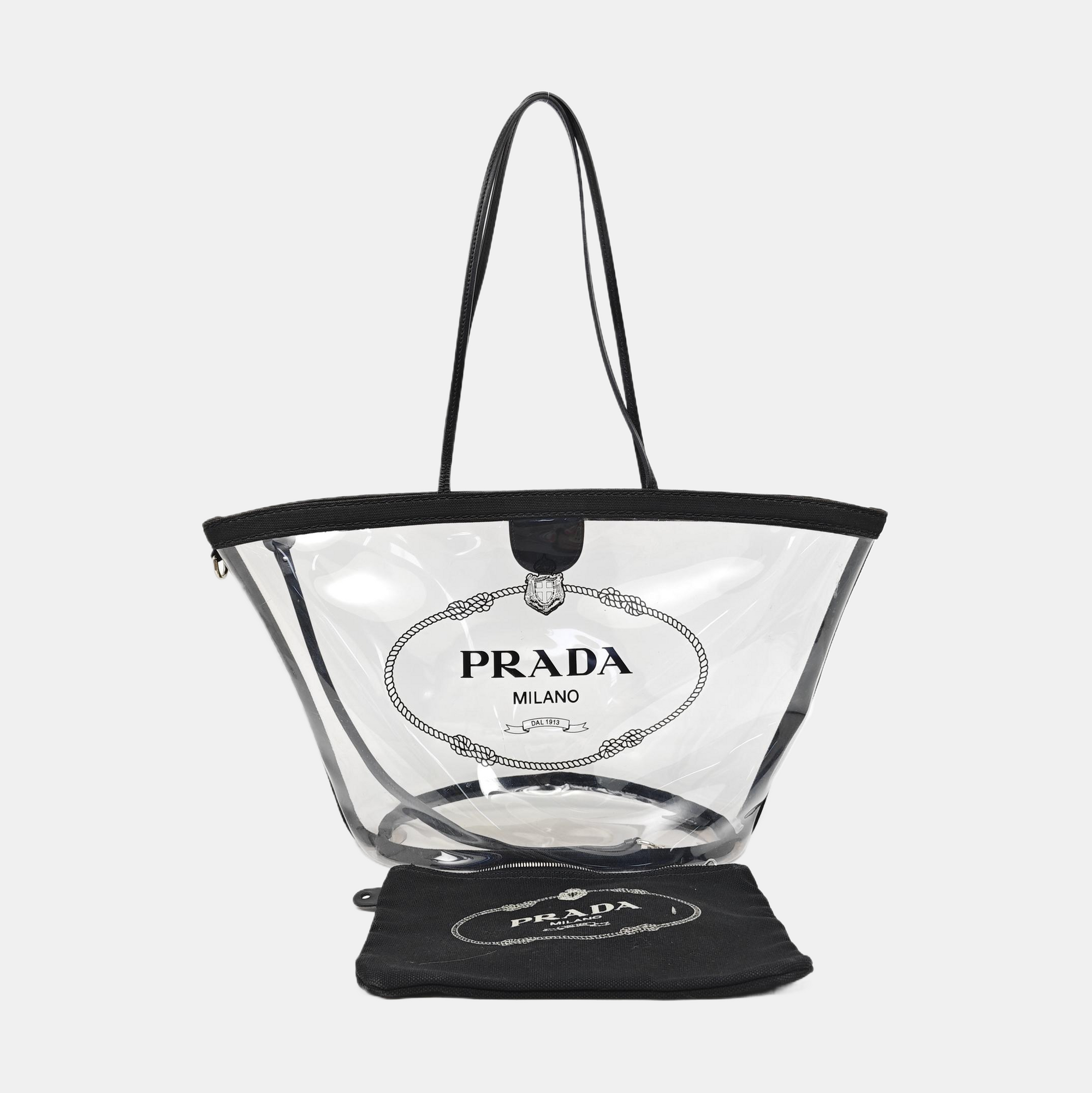 Plastic Tote Bag Clear