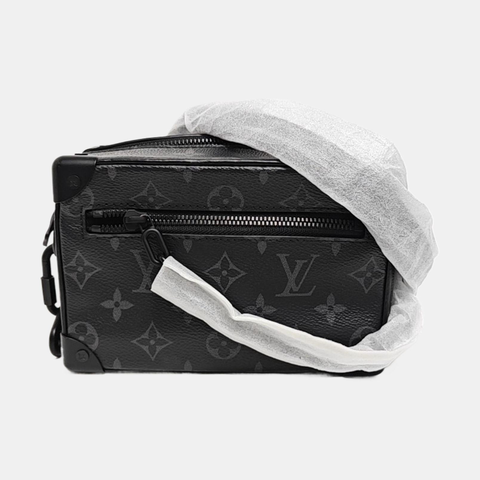 SOFT TRUNK Mini Monogram Coated Canvas Black