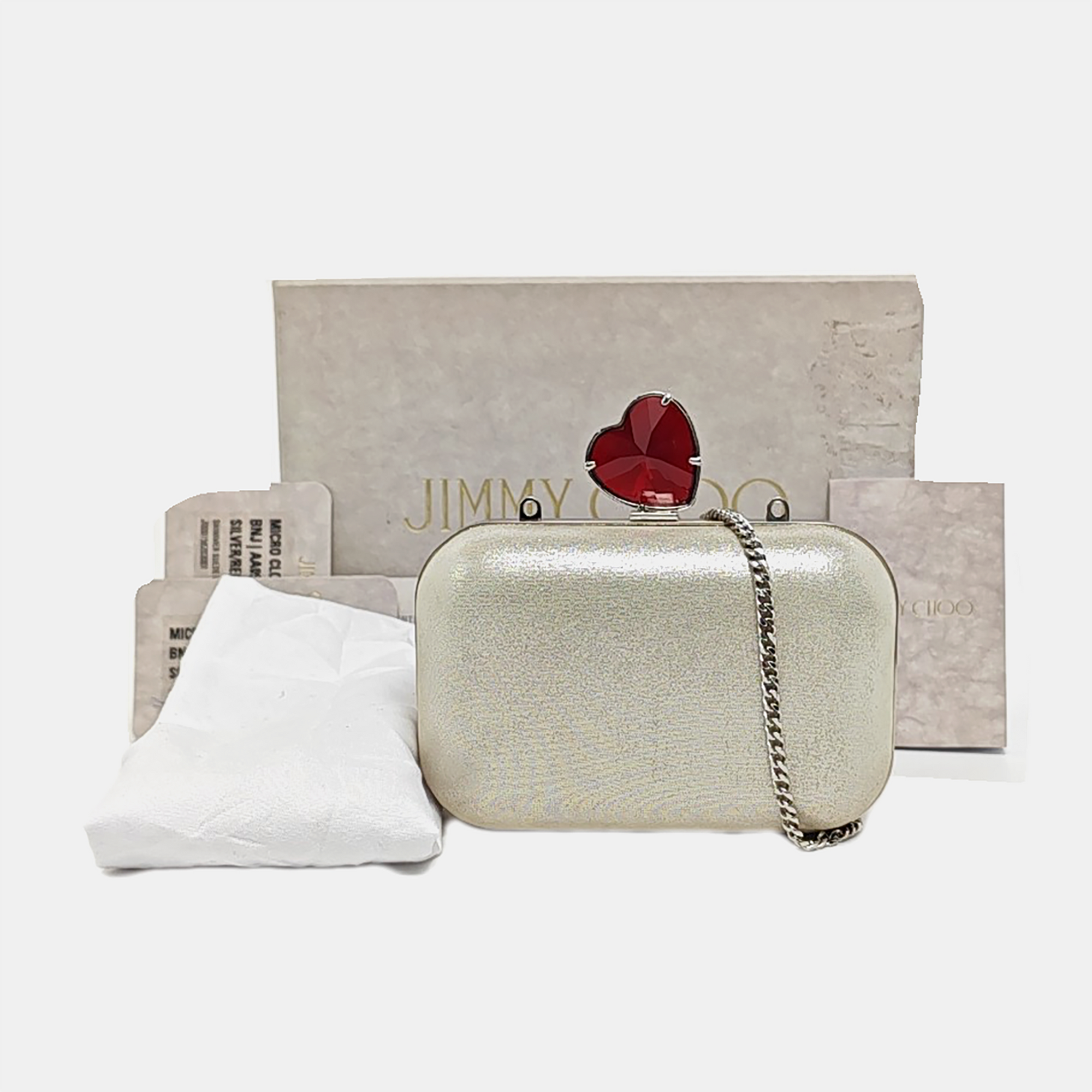 Special Material Shoulder Bag Beige