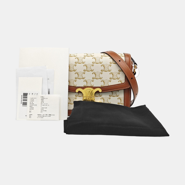 TRIOMPHE Teen Coated Canvas White