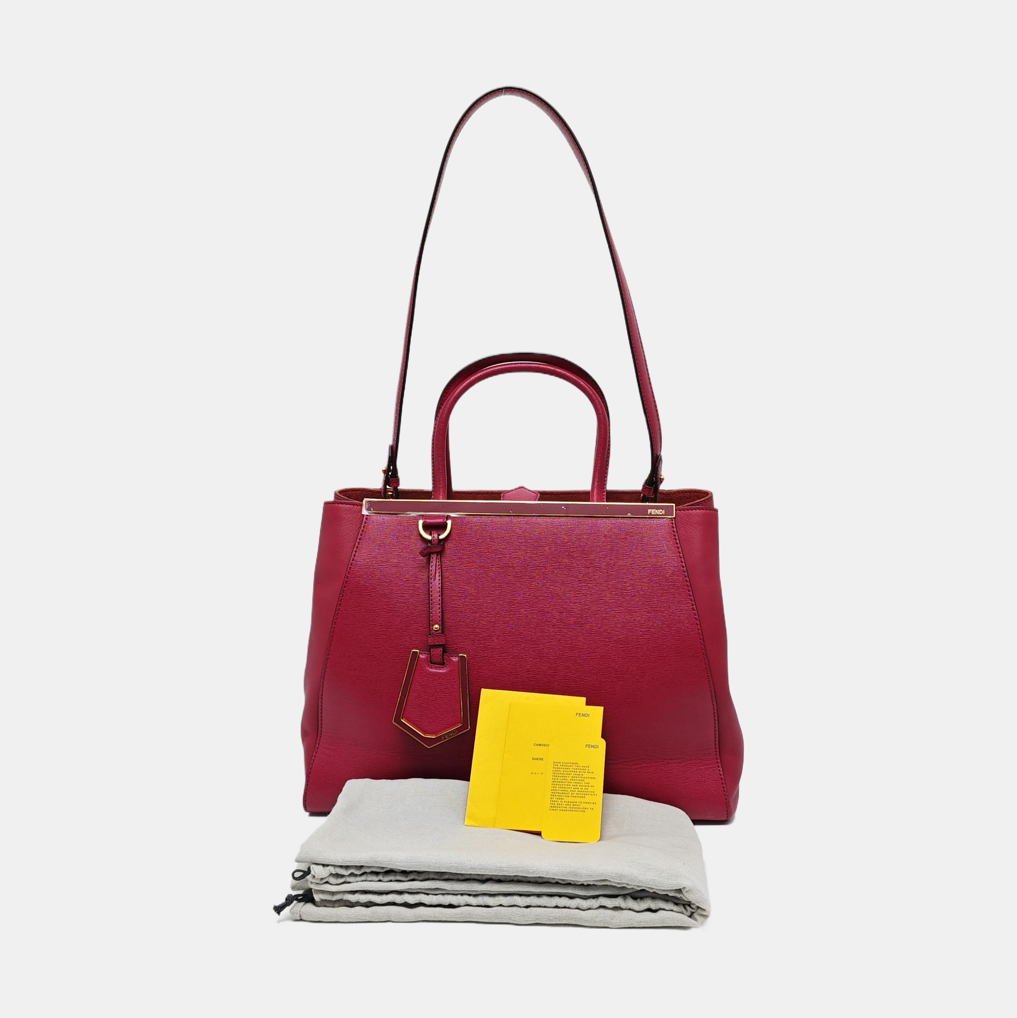 2 Jours Medium Calfskin Purple