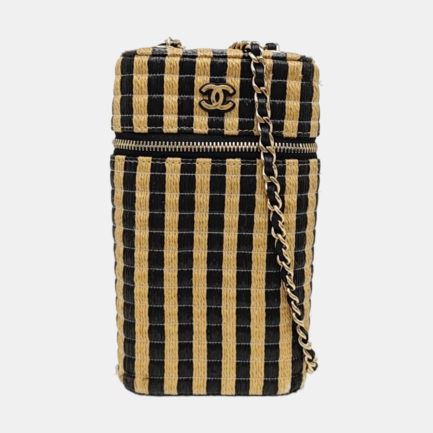 Straw Shoulder Bag Beige