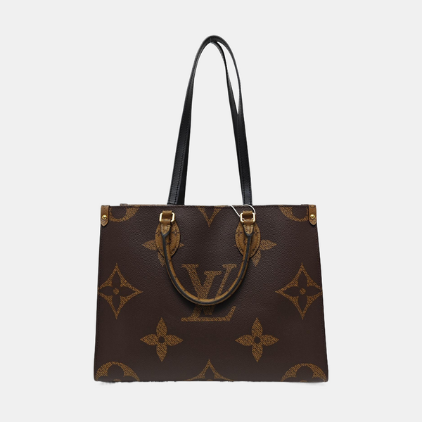ONTHEGO MM Monogram Coated Canvas Brown