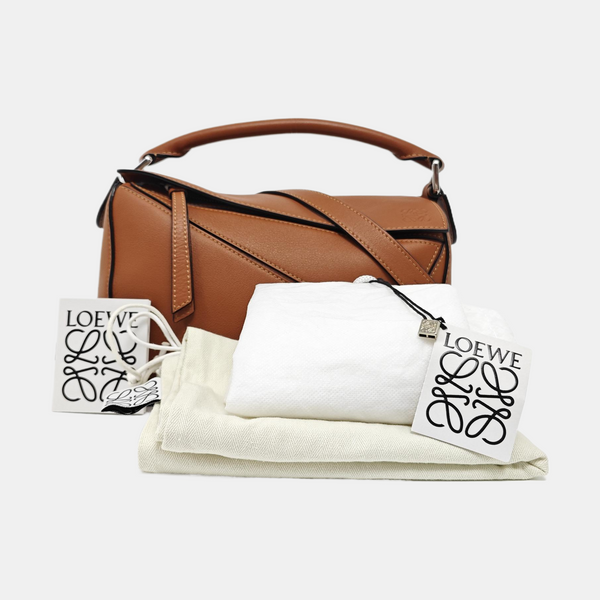 Puzzle Small Calfskin Brown