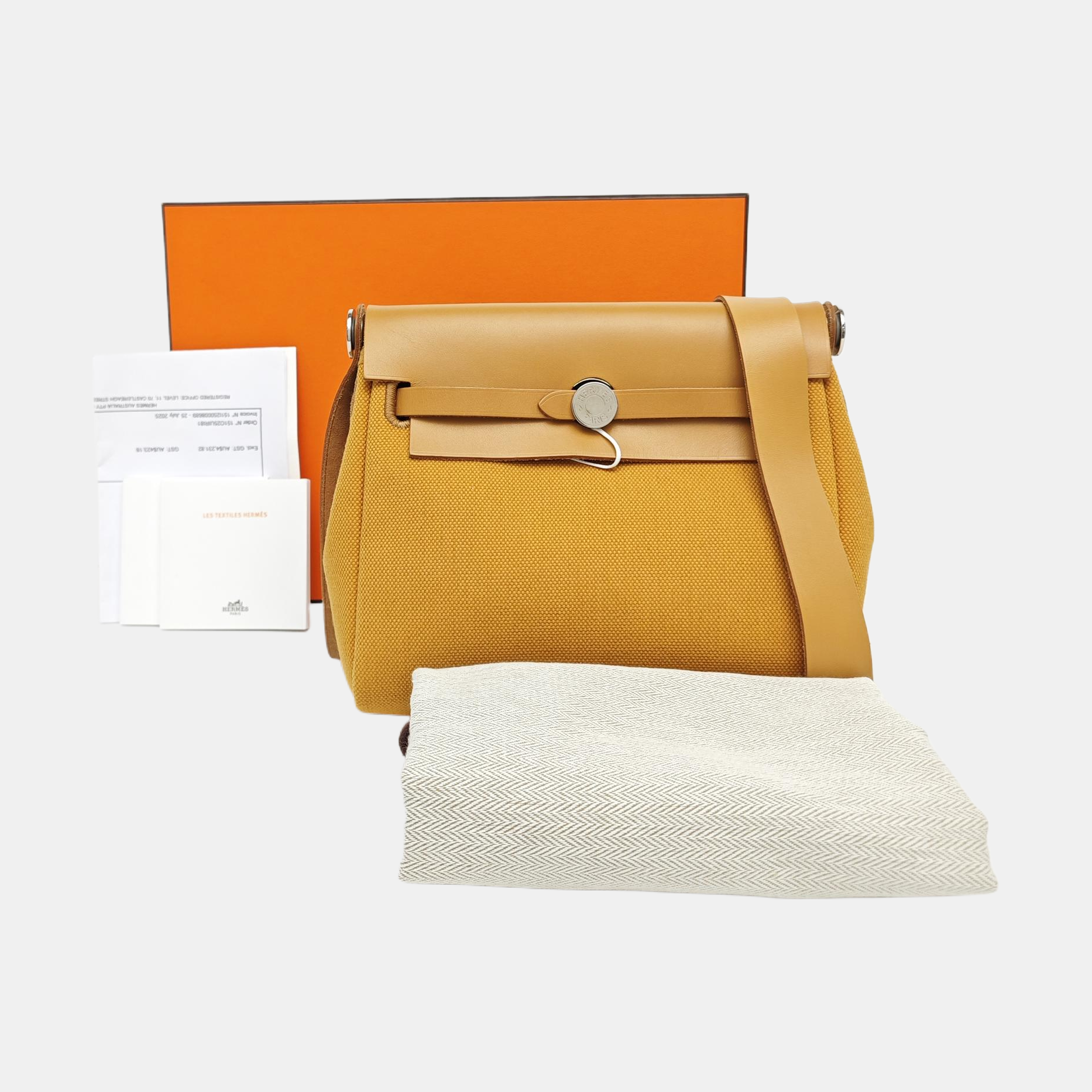 Bolso Herbag Canvas Yellow