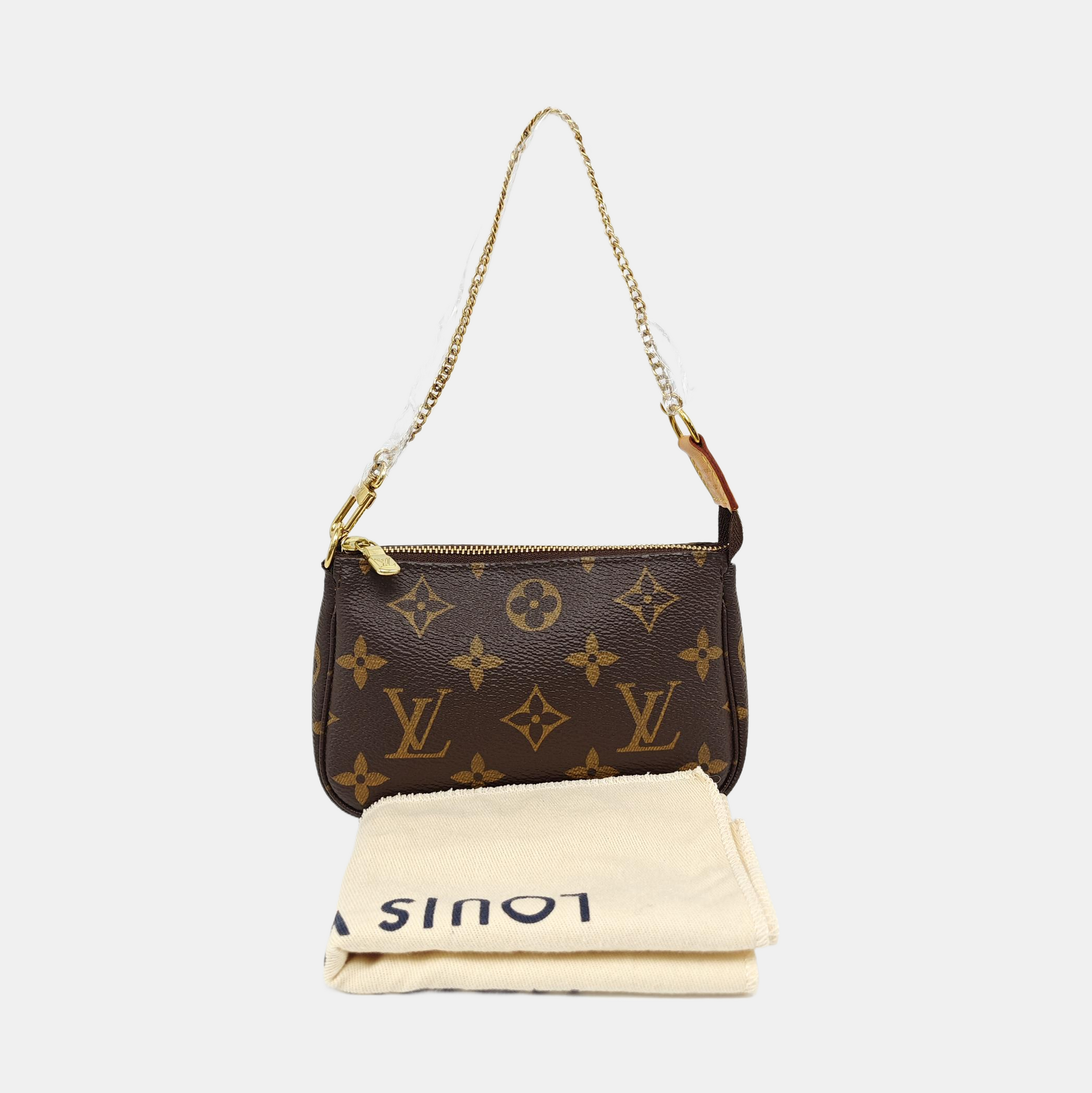 ACCESSOIRES Mini Monogram Coated Canvas Brown