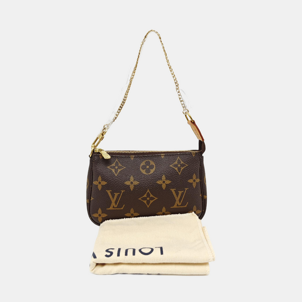 ACCESSOIRES Mini Monogram Coated Canvas Brown