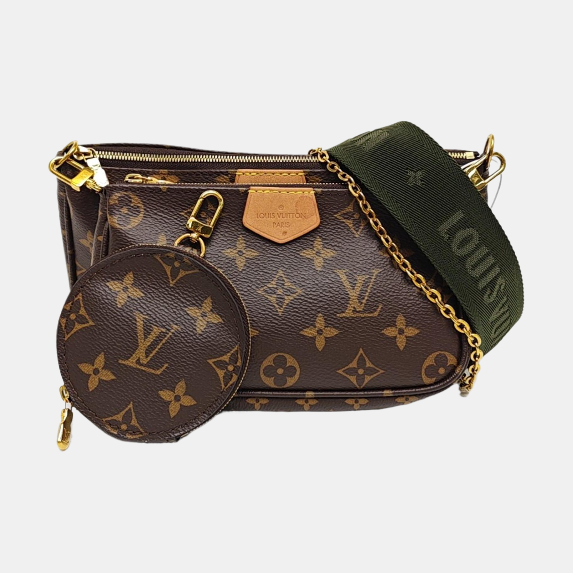 MULTI Monogram Coated Canvas Brown
