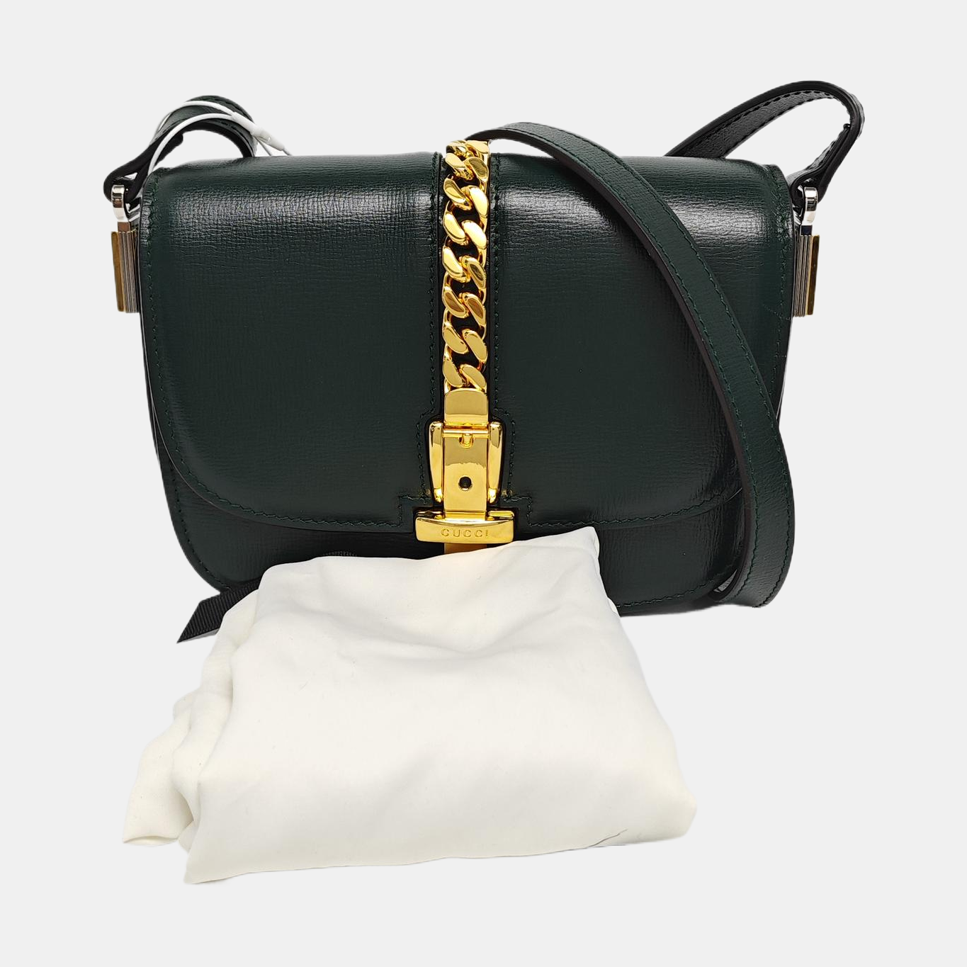 Sylvie 1969 Mini Calfskin Green