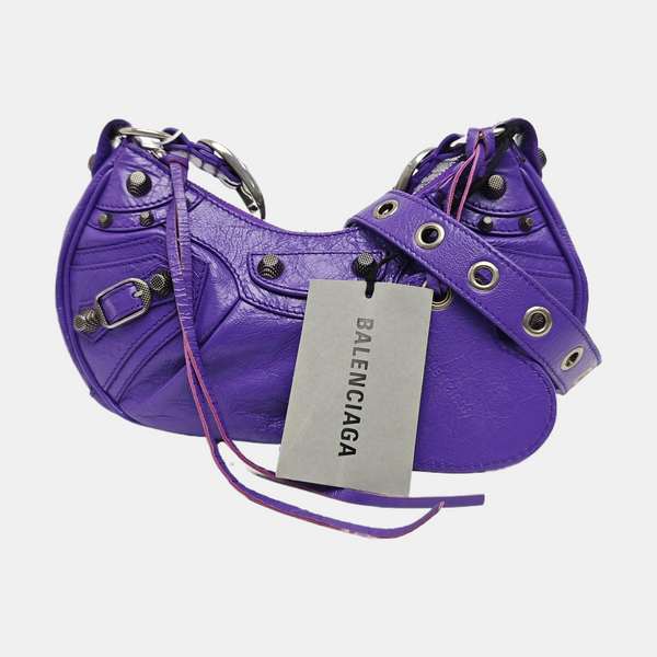Le Cagole XS Calfskin Purple