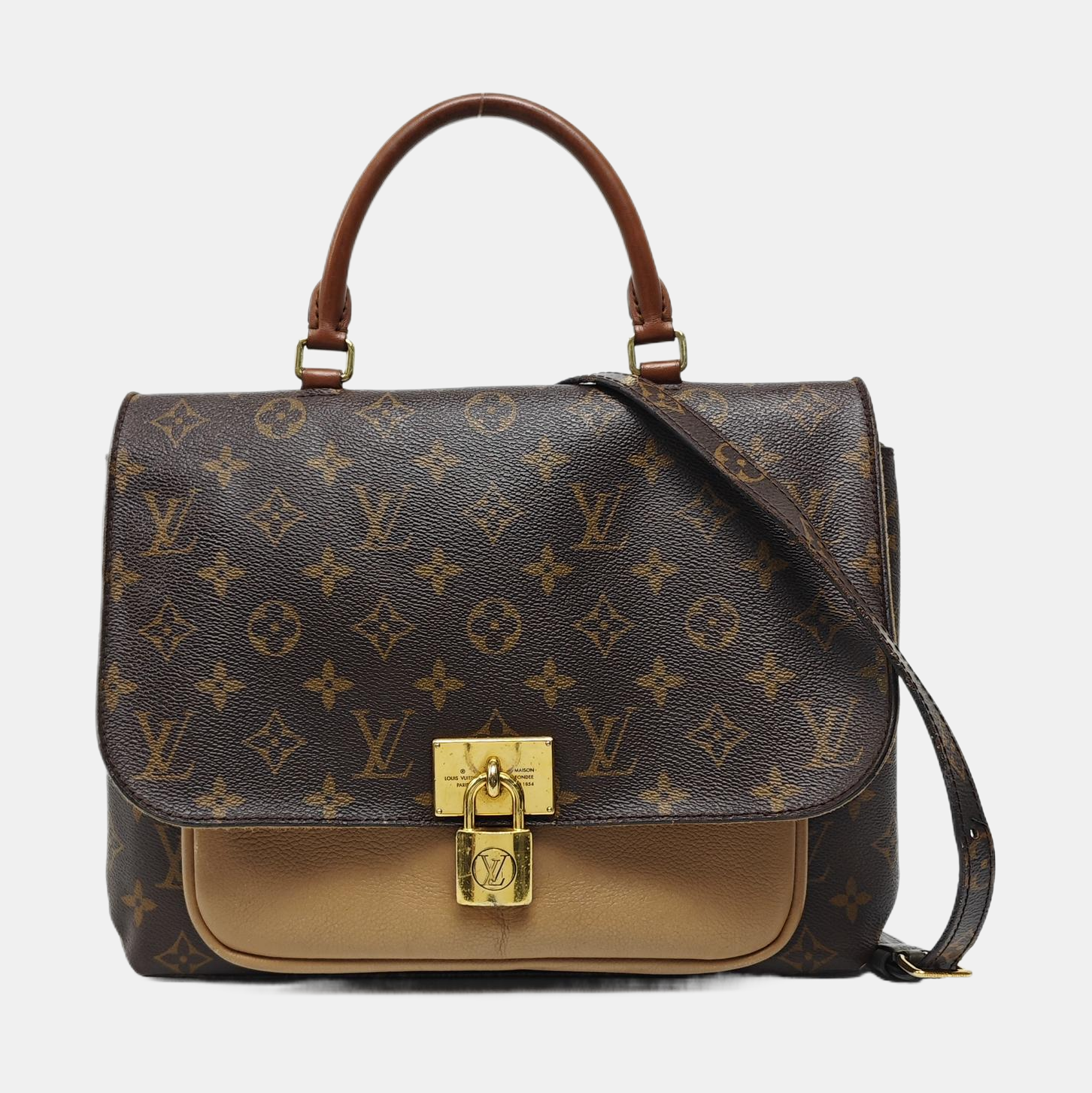 MARIGNAN Monogram Coated Canvas Brown