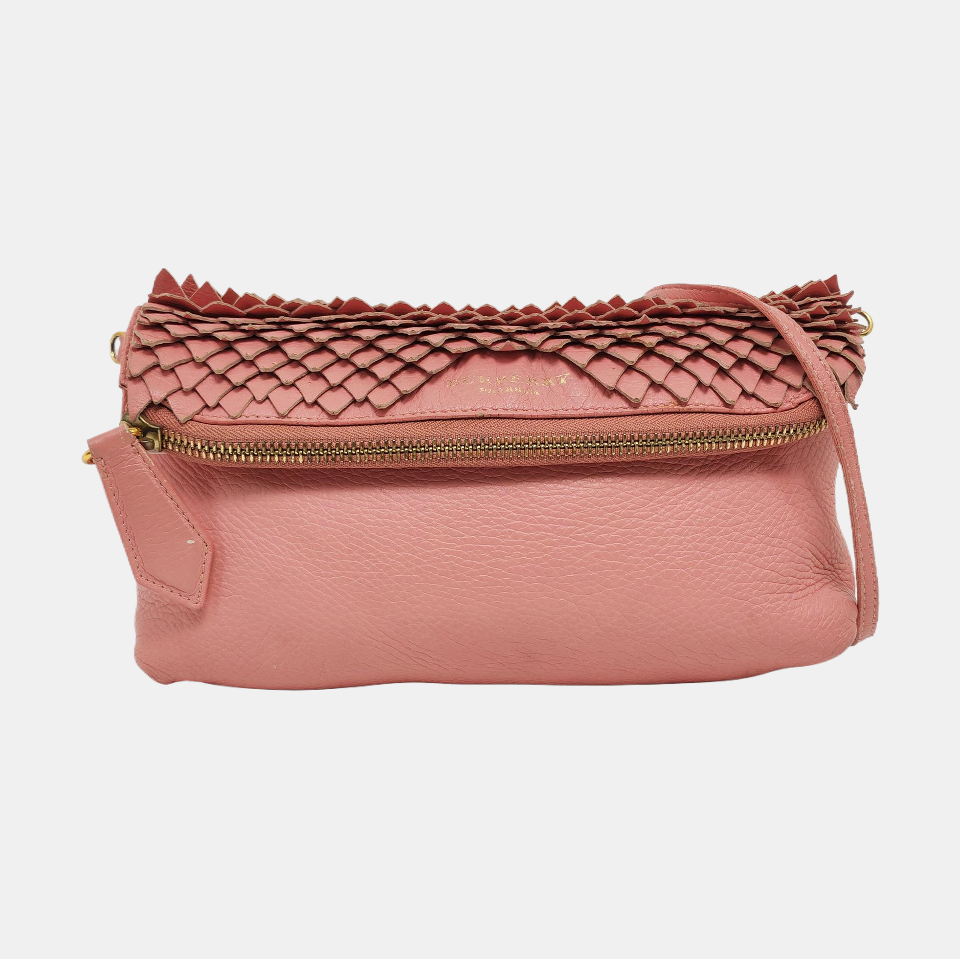 Calfskin Crossbody Bag Pink