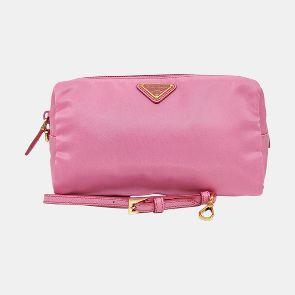 Nylon Clutch Pink