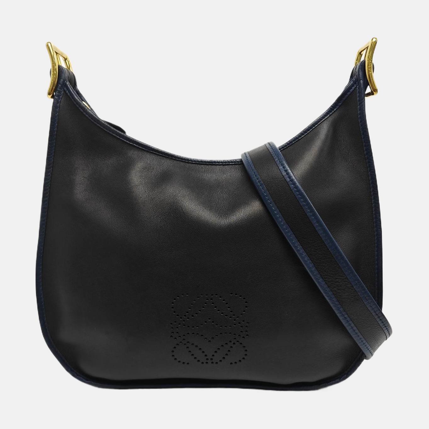 Calfskin Shoulder Bag Black