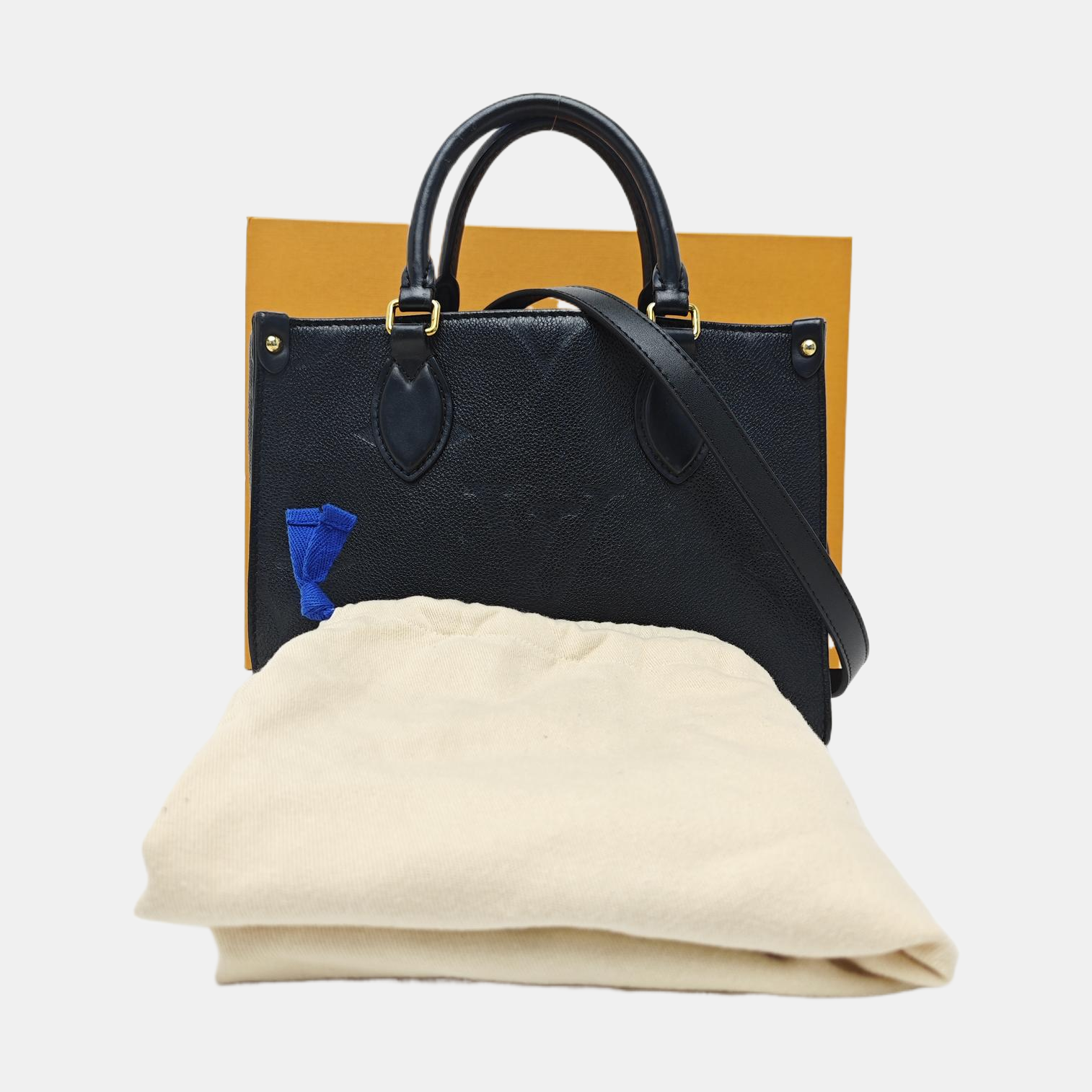 ONTHEGO PM Monogram Calfskin Black