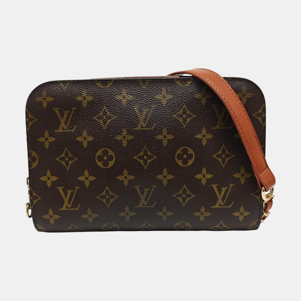 SAC BANDOULIERE Monogram Coated Canvas Brown