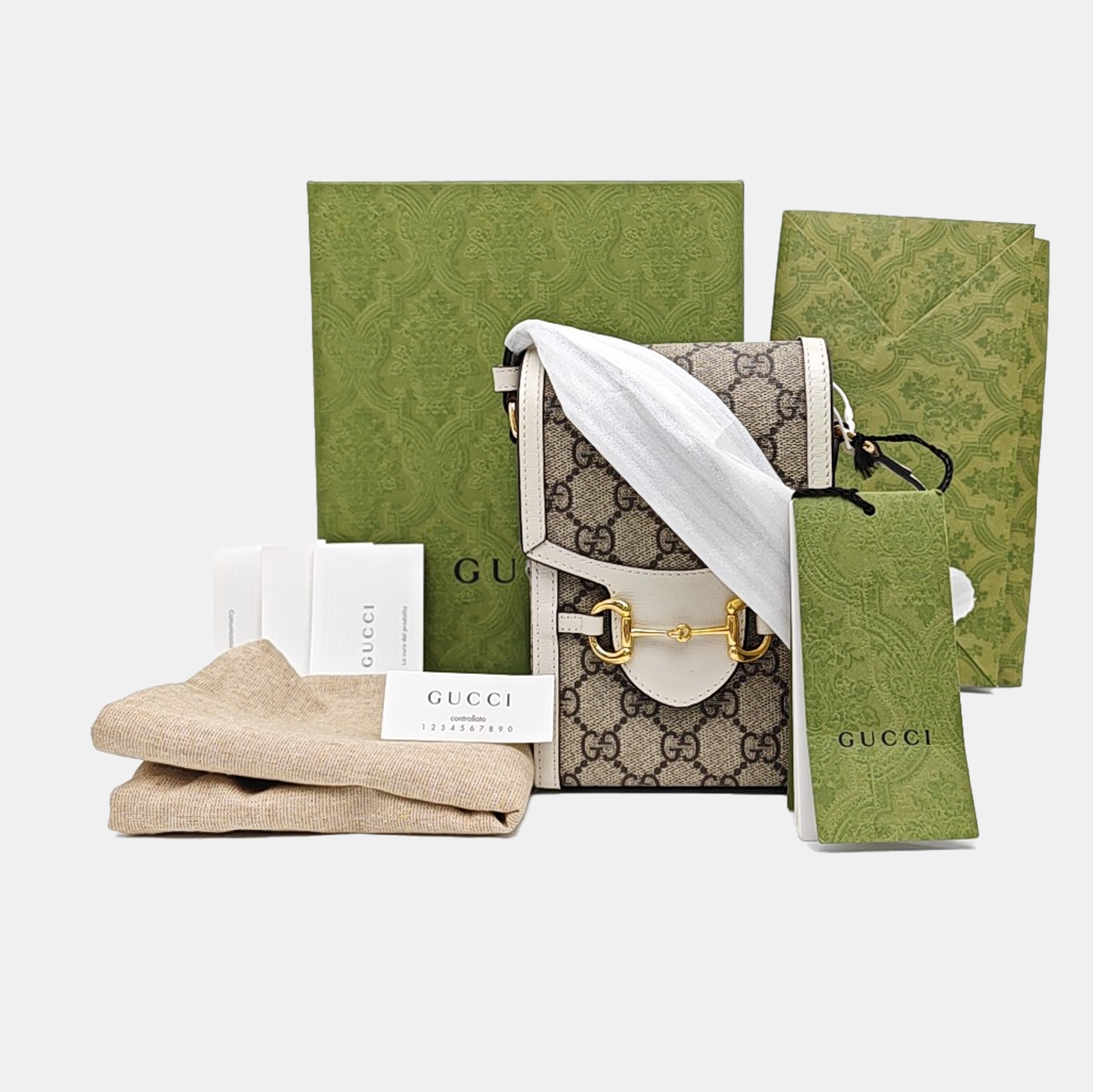 Horsebit 1955 Mini Coated Canvas Beige