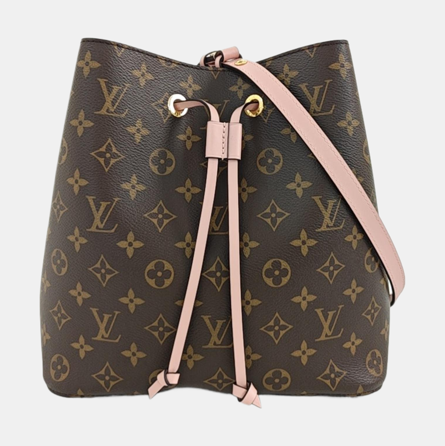 NÉONOÉ MM Monogram Coated Canvas Brown