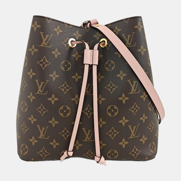 NÉONOÉ MM Monogram Coated Canvas Brown