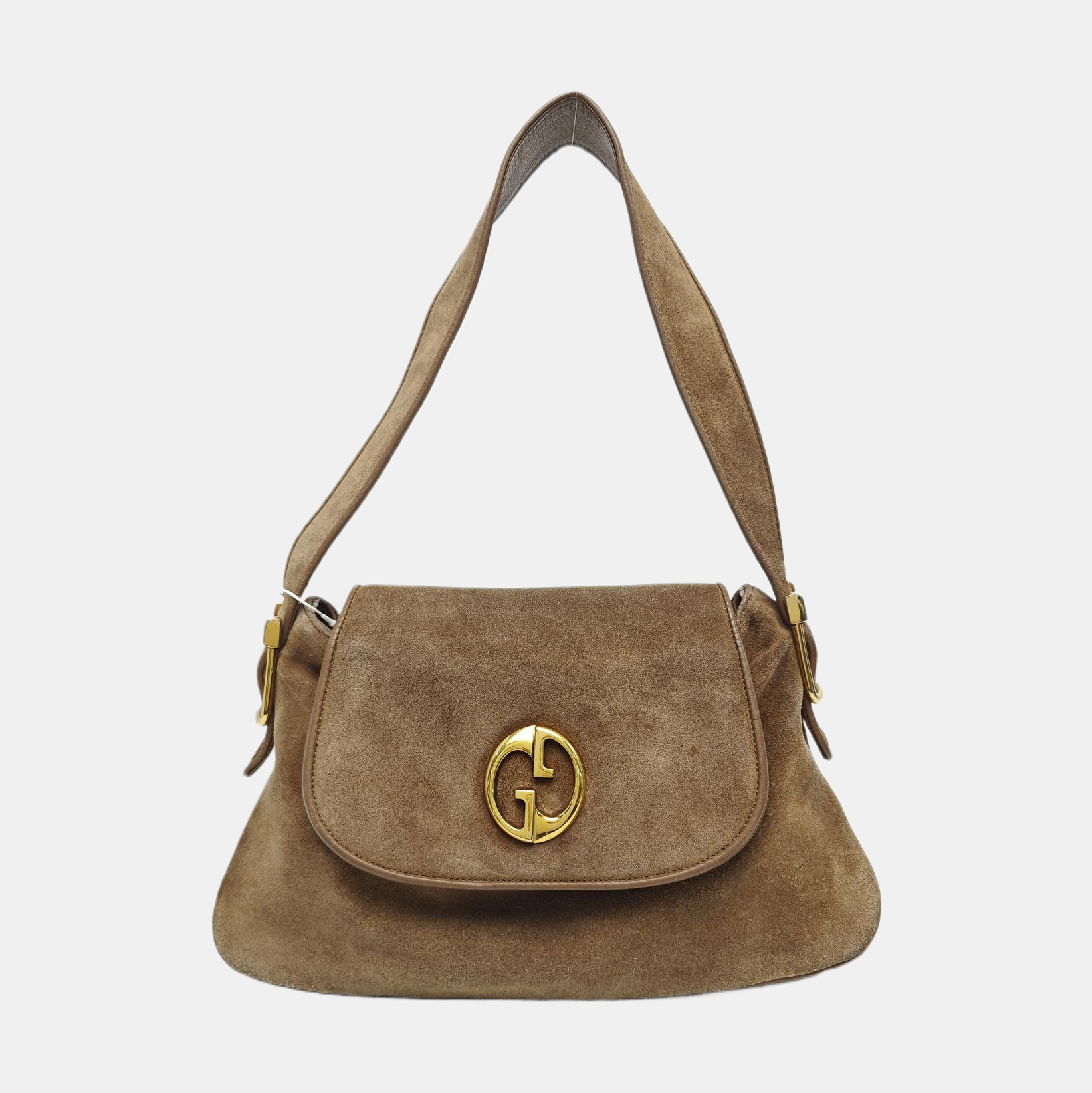 Suede Shoulder Bag Brown
