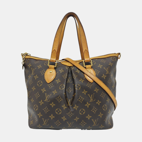 PALERMO PM Monogram Coated Canvas Brown