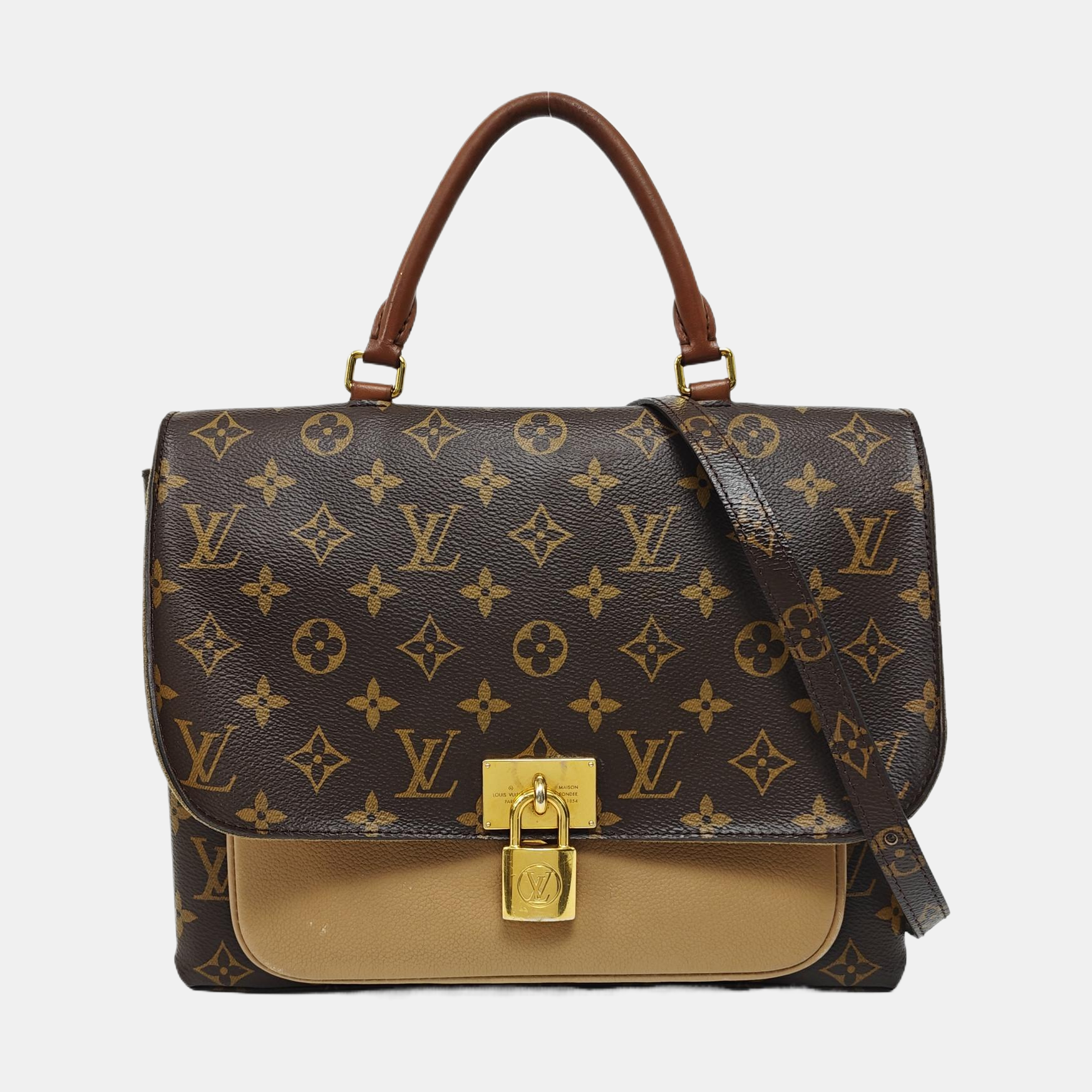 MARIGNAN Monogram Coated Canvas Brown