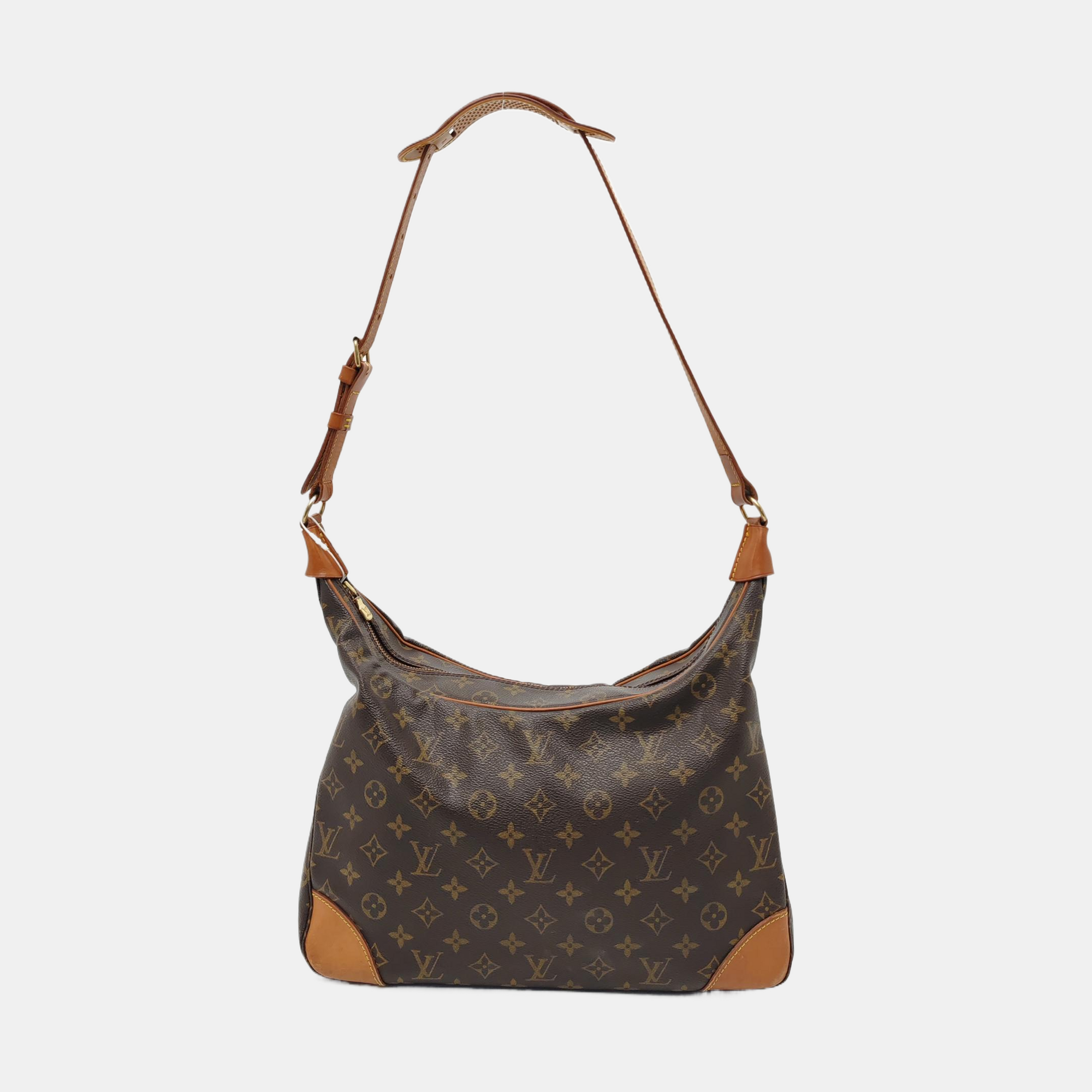BOULOGNE GM Monogram Coated Canvas Brown
