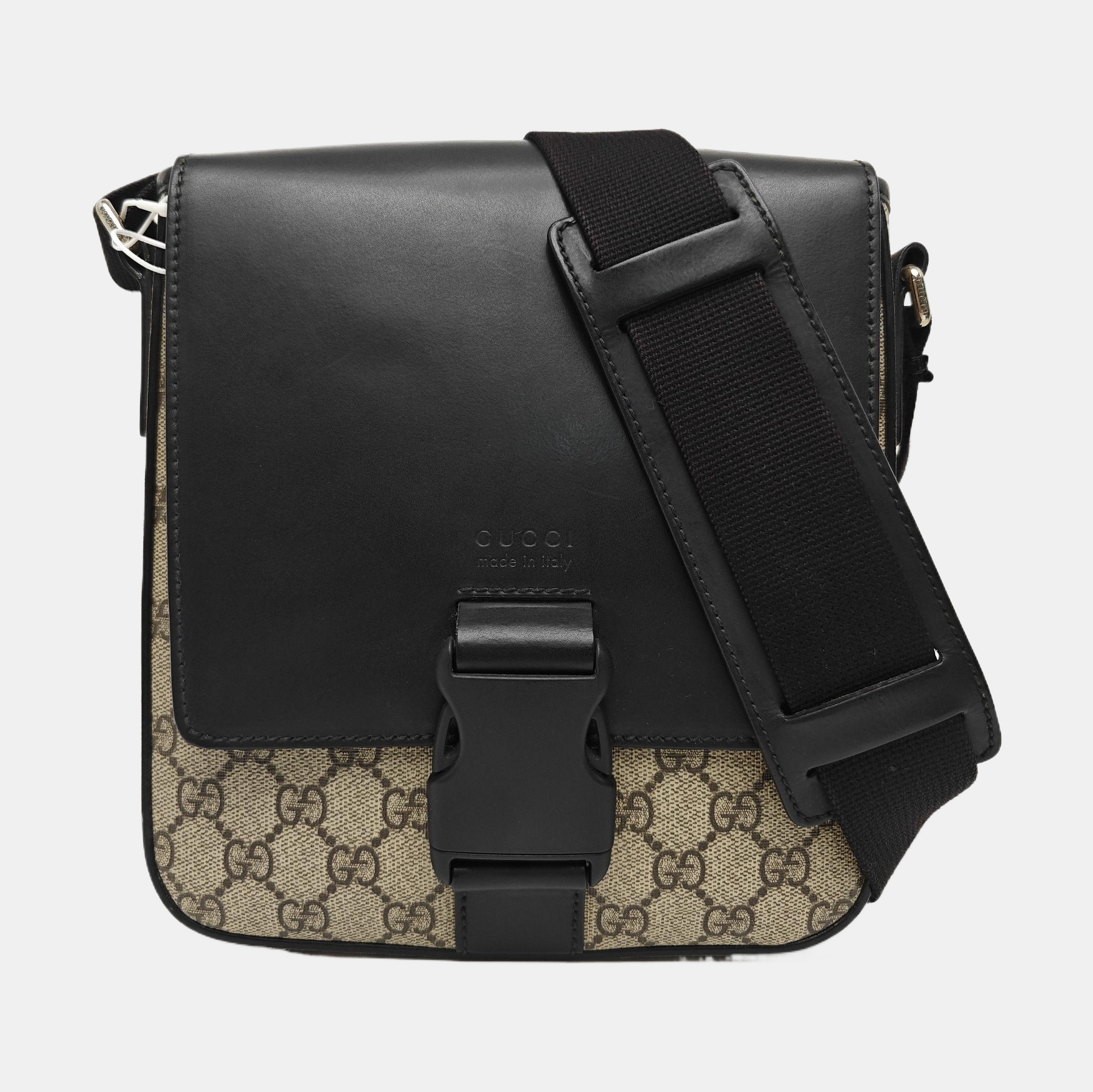 Monogram Coated Canvas Shoulder Bag Beige