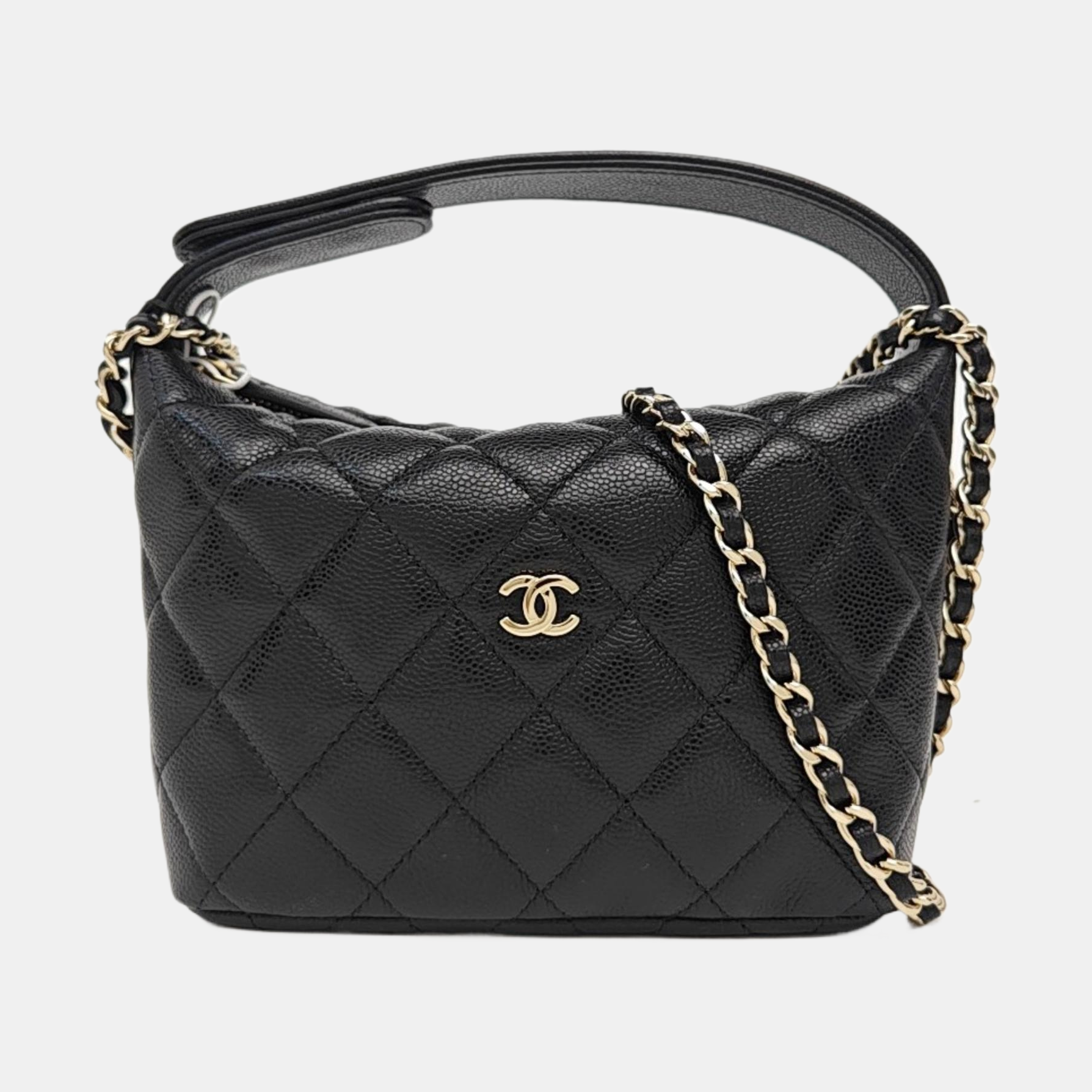 HOBO Quilted Grained Calfskin Black