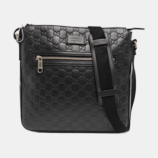 Signature Monogram Calfskin Black