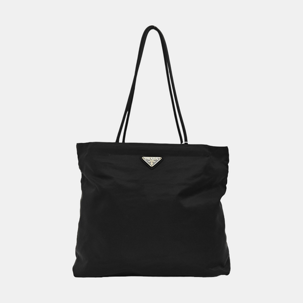 Nylon Shoulder Bag Black