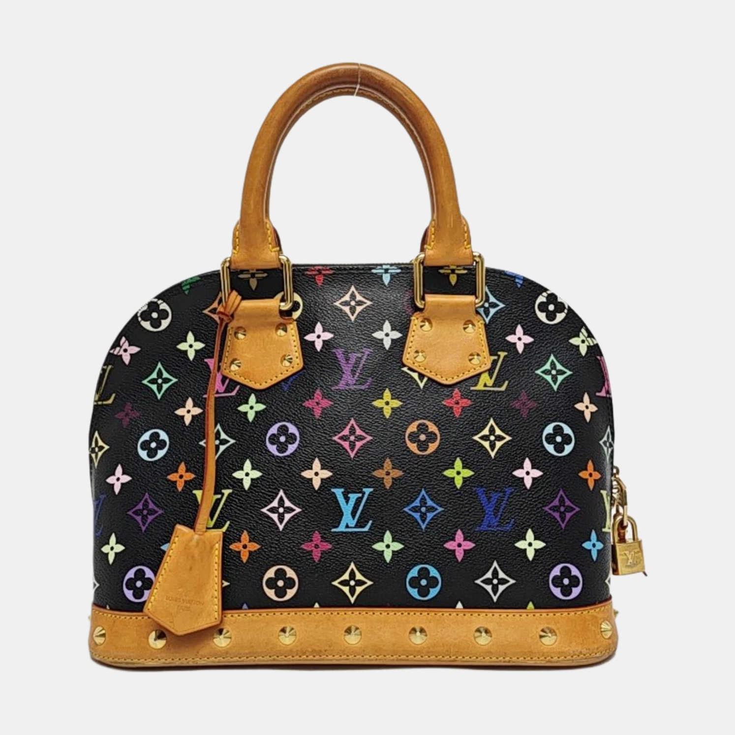 ALMA PM Monogram Coated Canvas Black