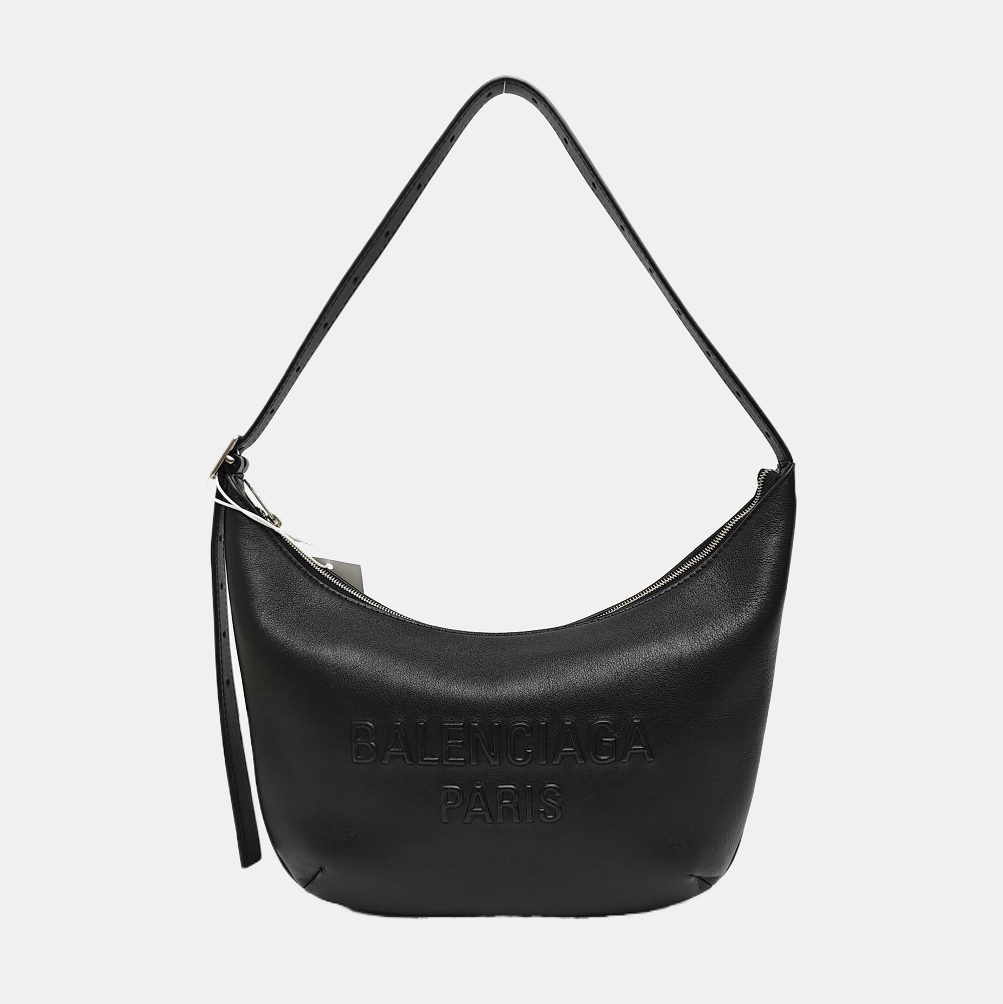 Calfskin Top Handle Bag Black